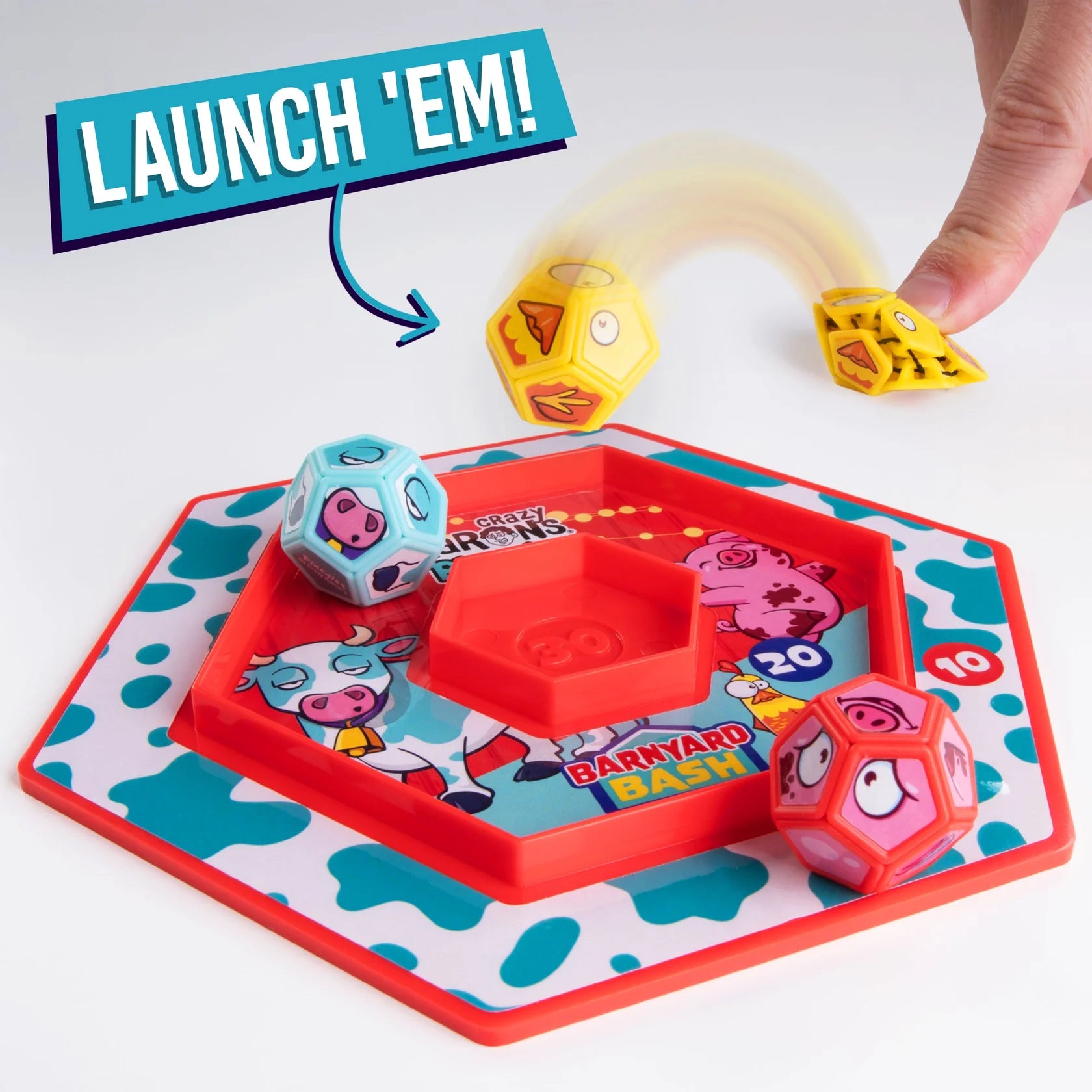 Crazy Aarons Pinchies – Squishy Squeezable Fidget Friends – Barnyard Bash