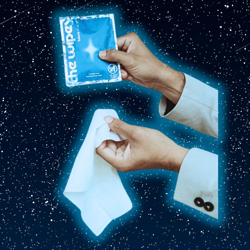 Future of Cool Menthol Body Wipe for On The Go Refresh