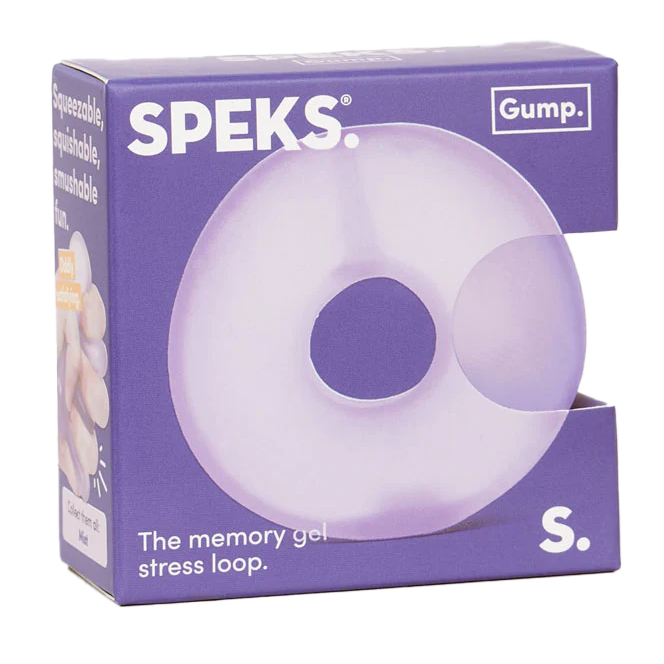 Speks Gump Loop Memory Gel Stress Ball – Mist