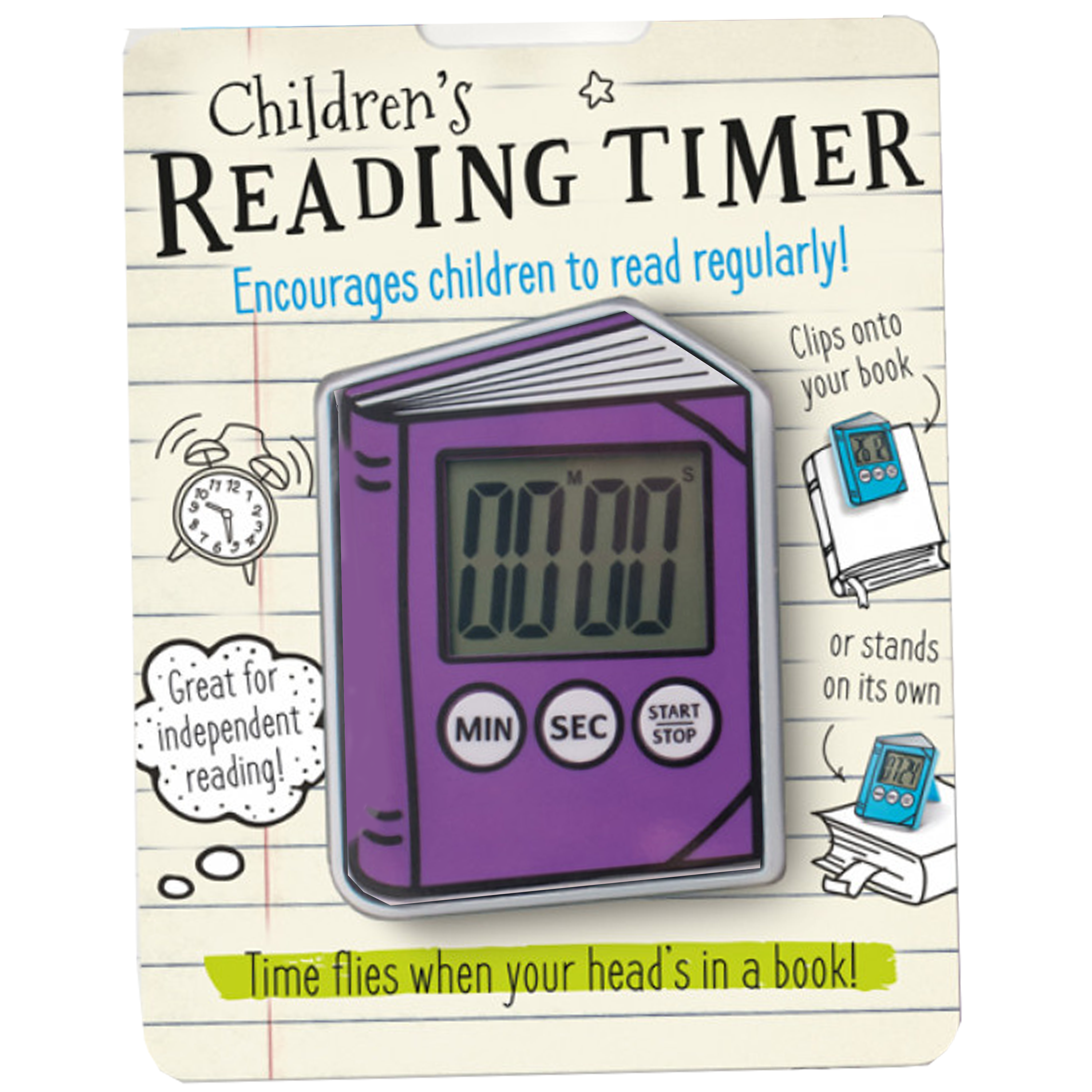 Childrens Reading Timer – Purple