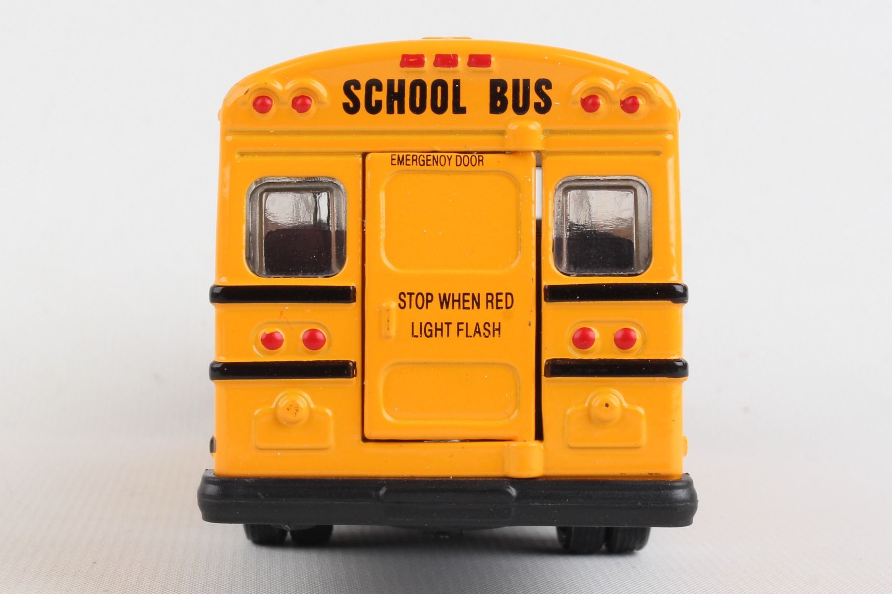 Road Marks Pullback Die-Cast Metal Toy School Bus – 7.5"