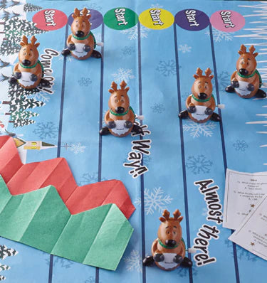 Robin Reed Racing Reindeer Christmas Party Crackers – 6 Pack