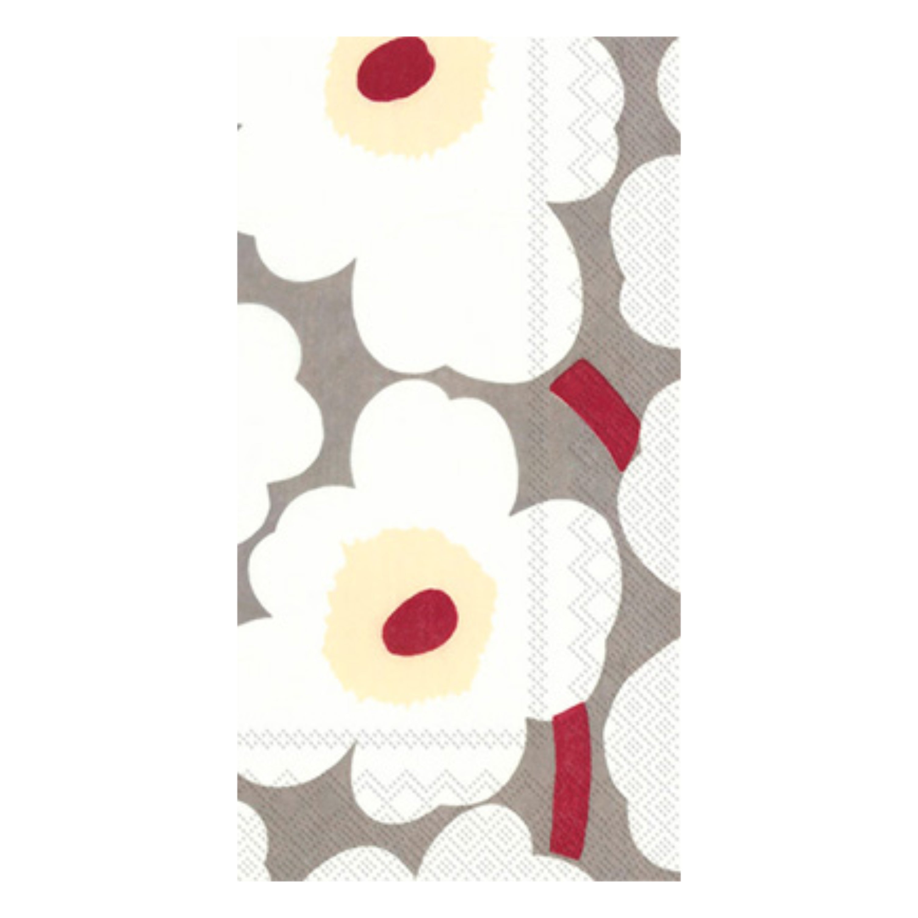Marimekko Unikko Guest Towels - 16pk – Grey/Cream