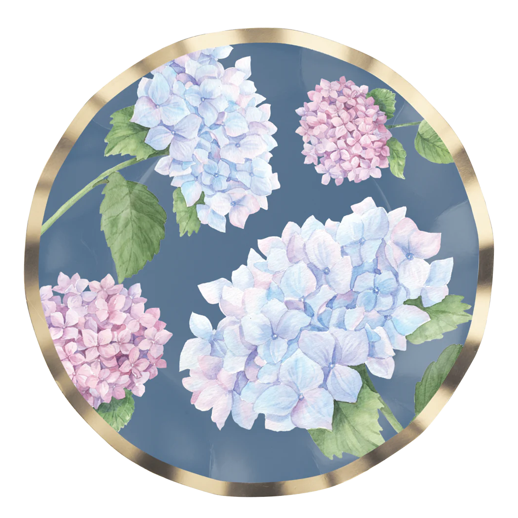 Sophistiplate Wavy Paper Salad Plate - 8pk – Hydrangea Flowers