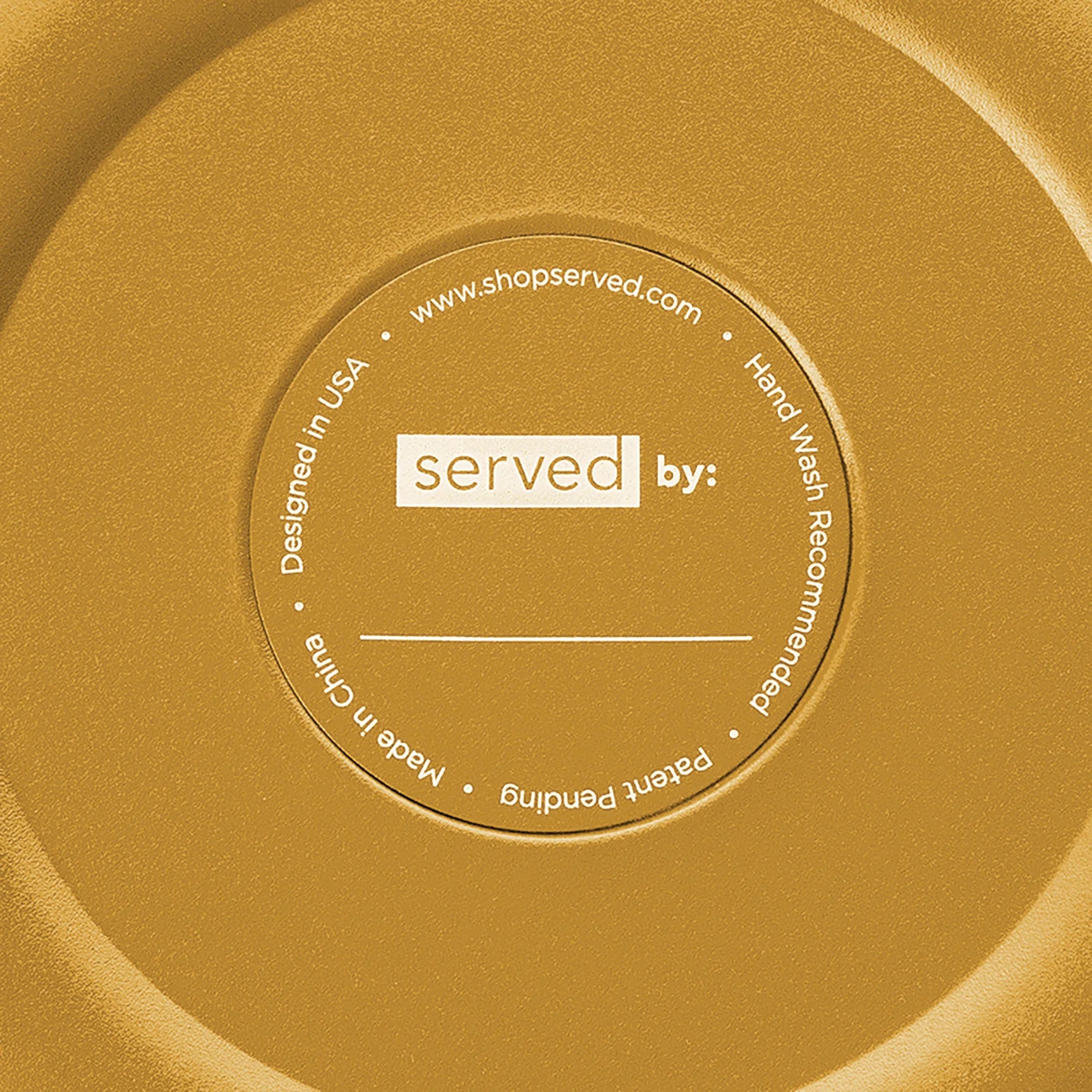 Served Vacuum-Insulated Small Serving Bowl – 20oz - Golden