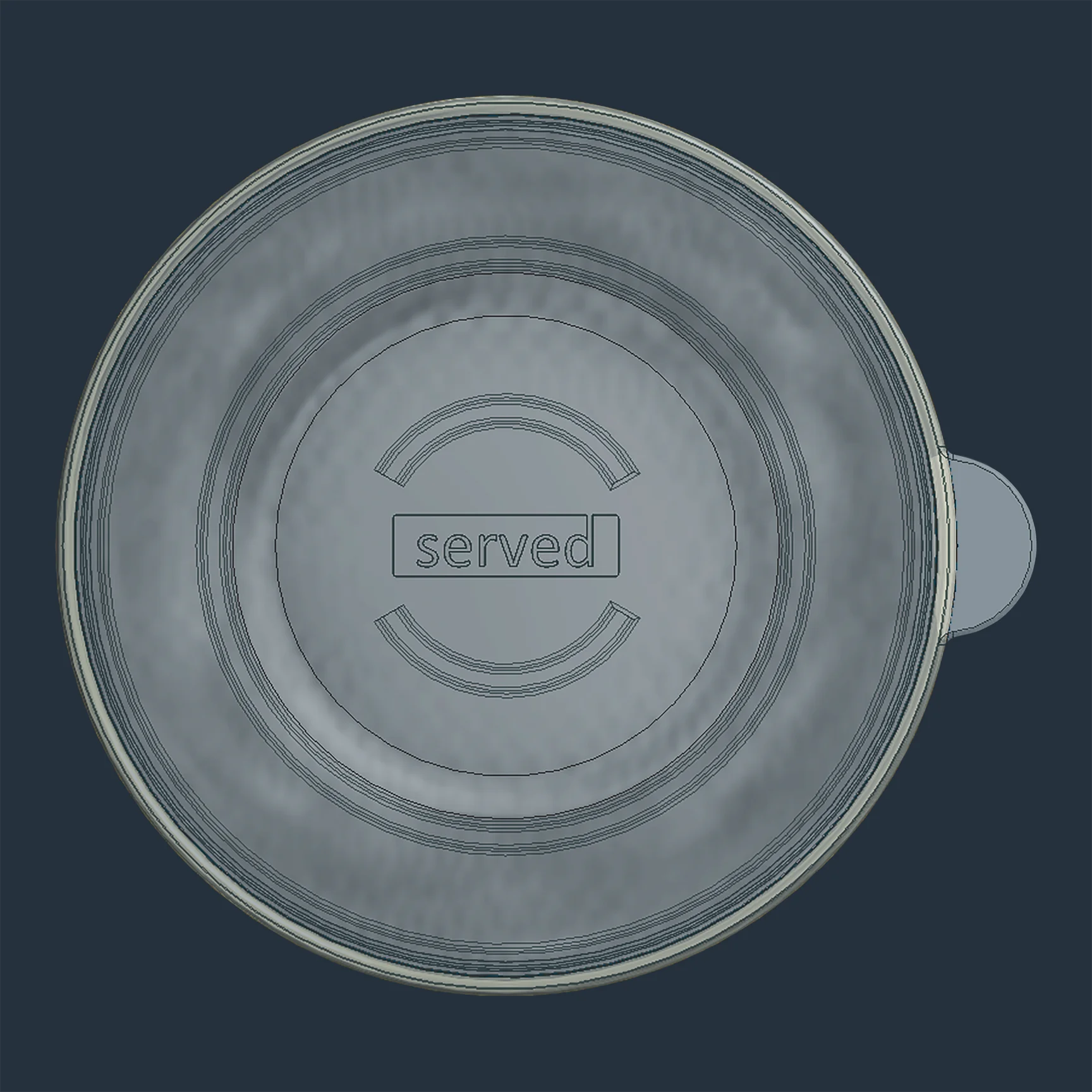 Served Vacuum-Insulated Large Serving Bowl (2.5Q) - Caviar