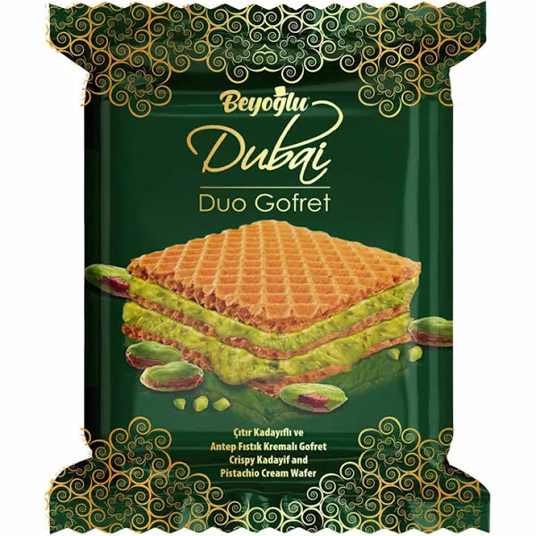 Beyoglu Dubai Duo Pistachio Wafer – 1.3oz