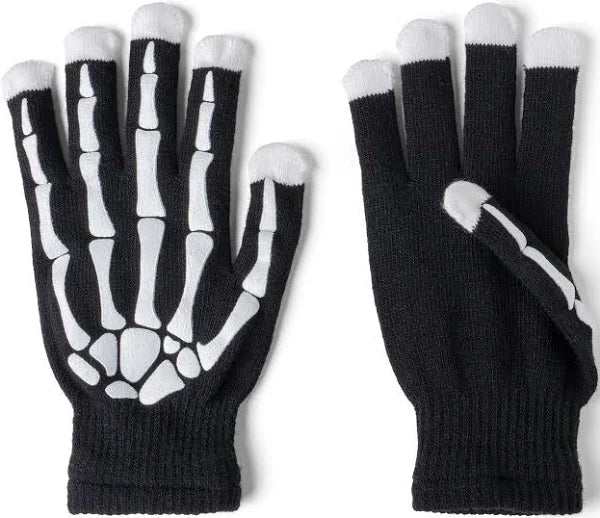 Funny Bones LED Light Up Skeleton Gloves