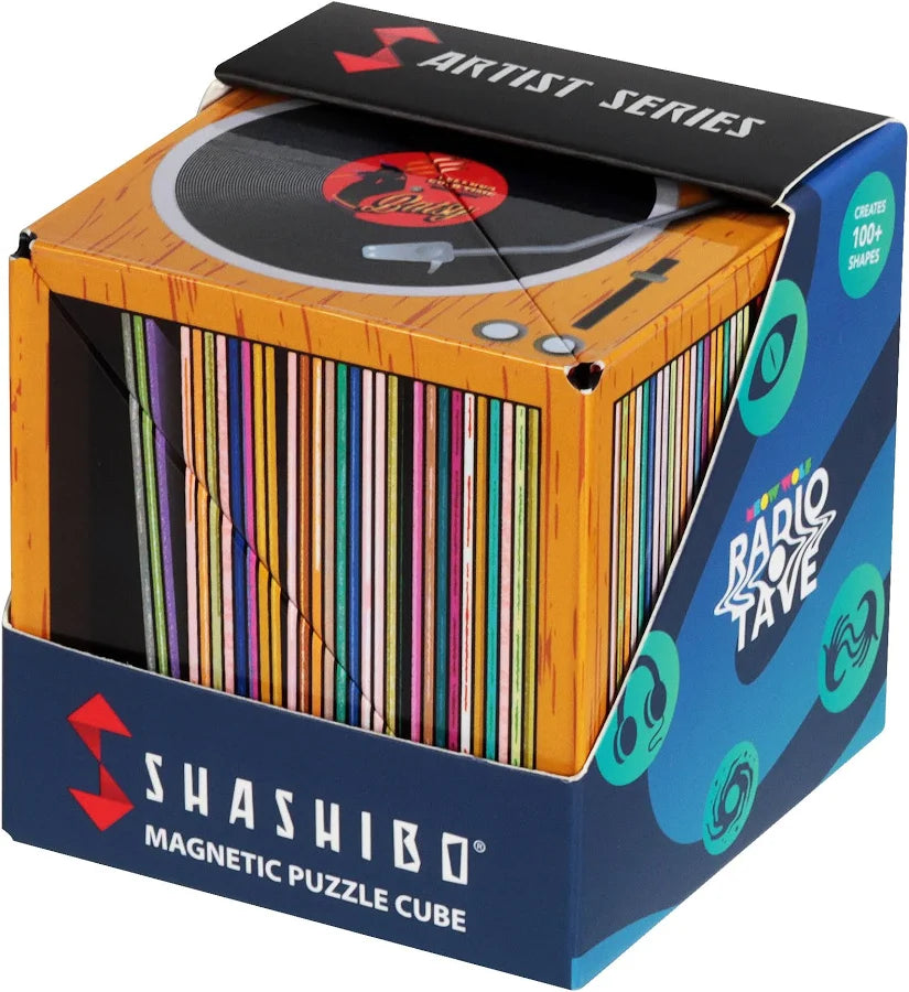 Shashibo Shape Shifting Fidget Cube with 36 Rare Earth Magnets