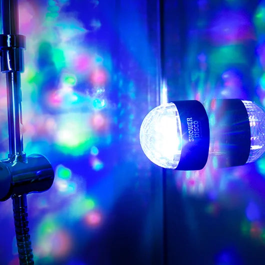Gift Republic Suction Cup Shower Disco Light – Waterproof Shower Light