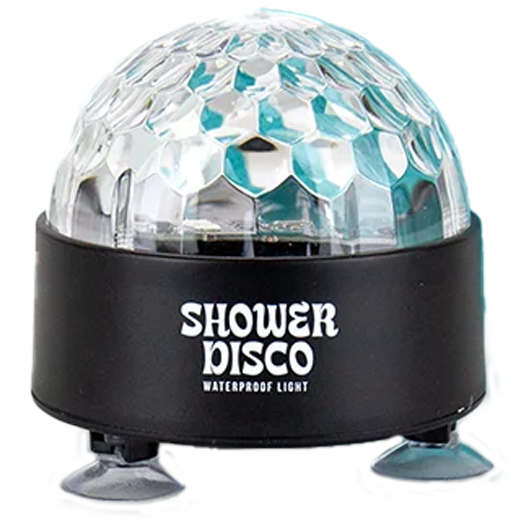 Gift Republic Suction Cup Shower Disco Light – Waterproof Shower Light