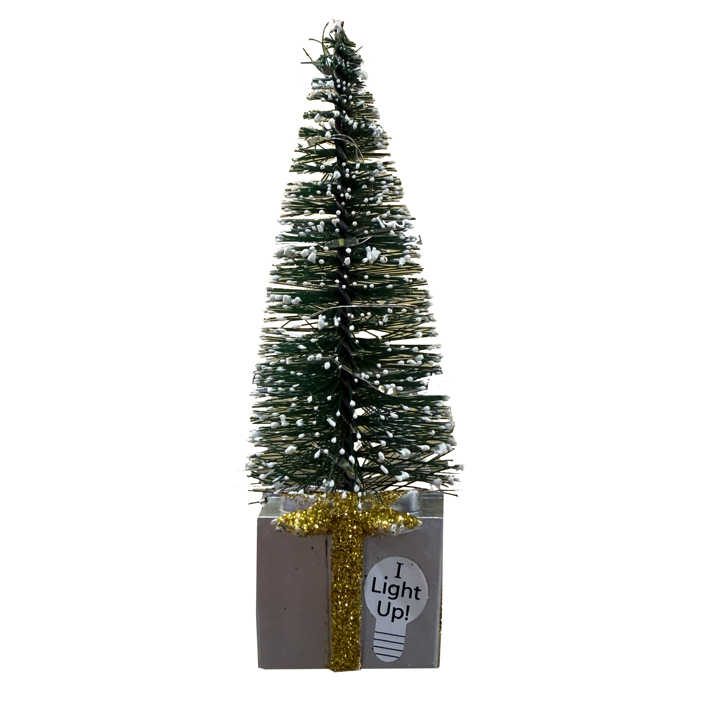 Light Up Mini LED Fir Tree – Assorted Colors – Each Sold Separately – 5"