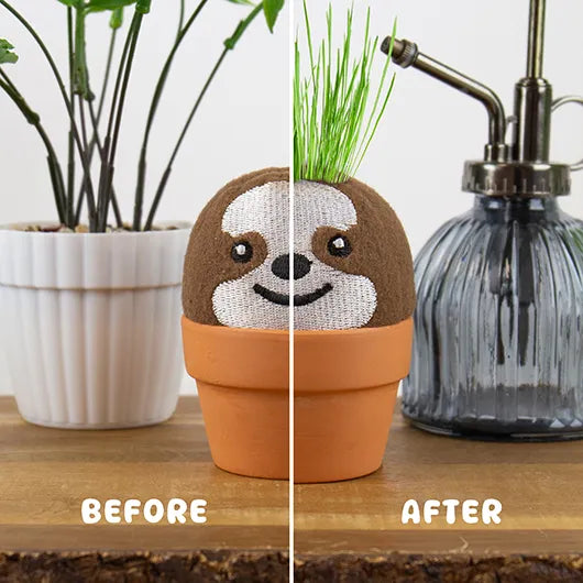 Gift Republic Grow Pal Kit – Grow a Little Green Haired – Sloth