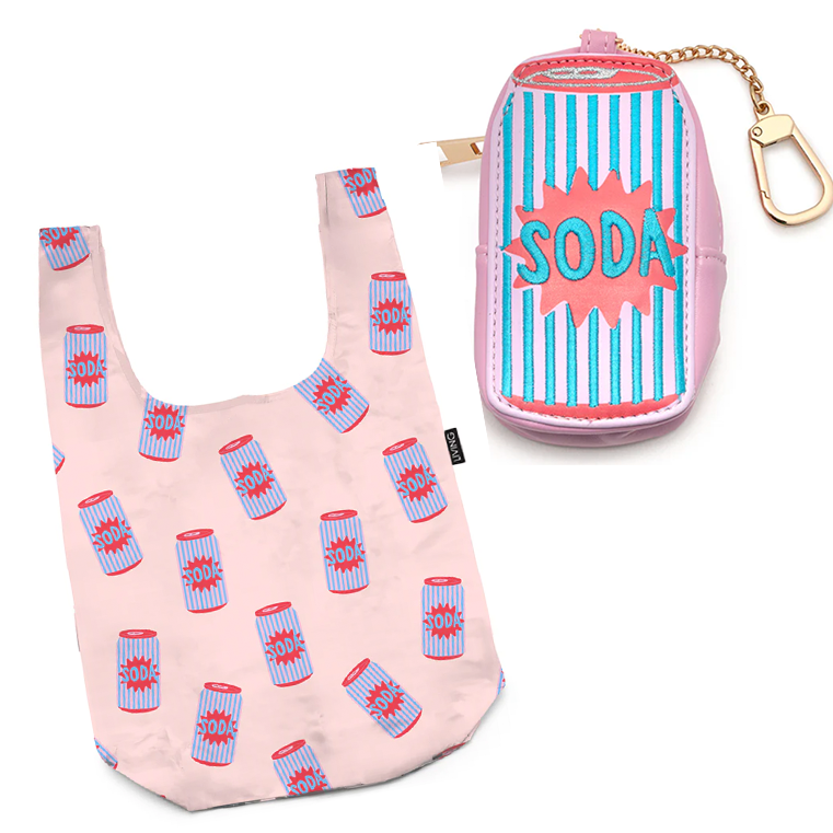 Living Royal 2 in 1 Bag Charm + Shopper Bag Inside – Soda Pop