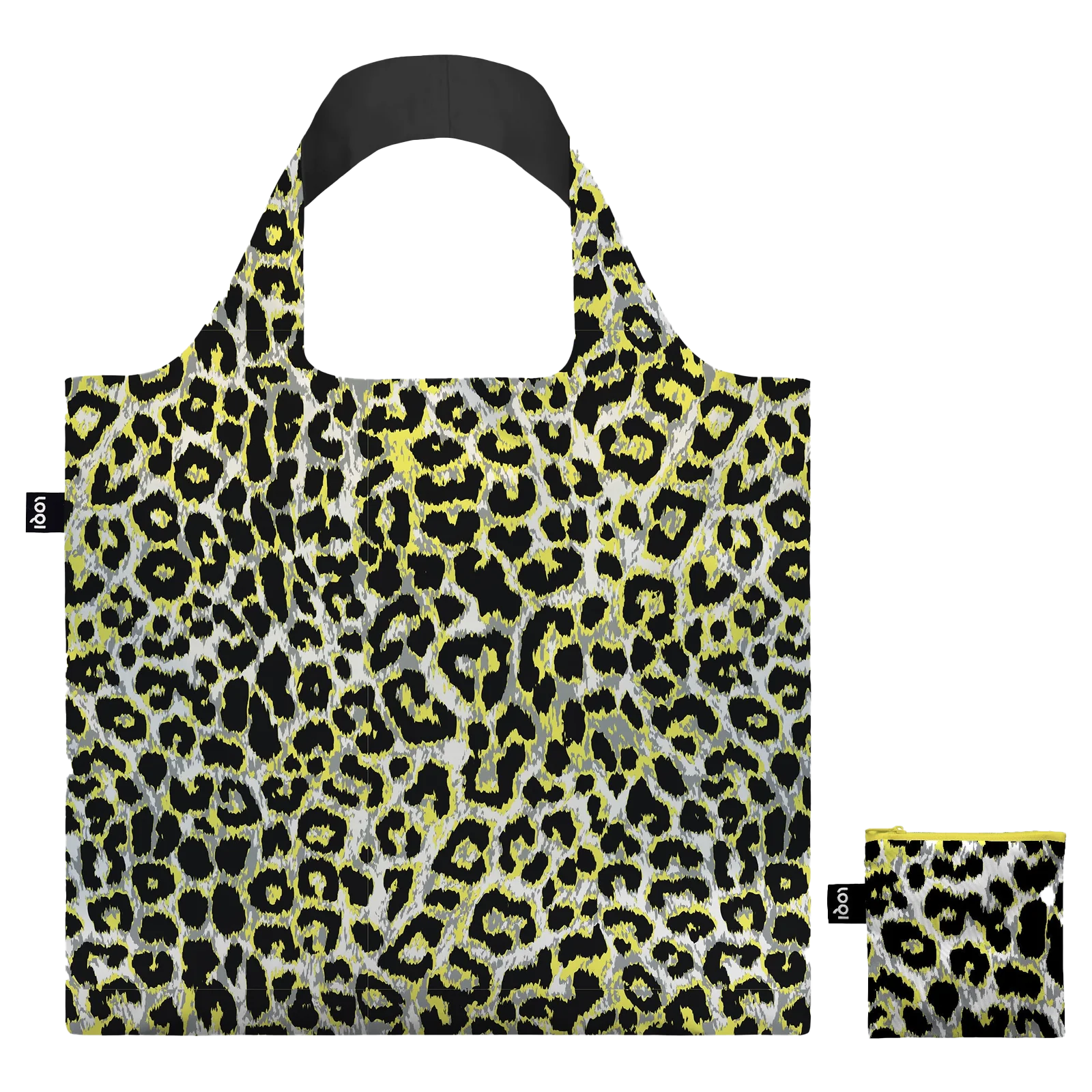 LOQI Recycled Reusable Tote Bag – Leopard Sunset