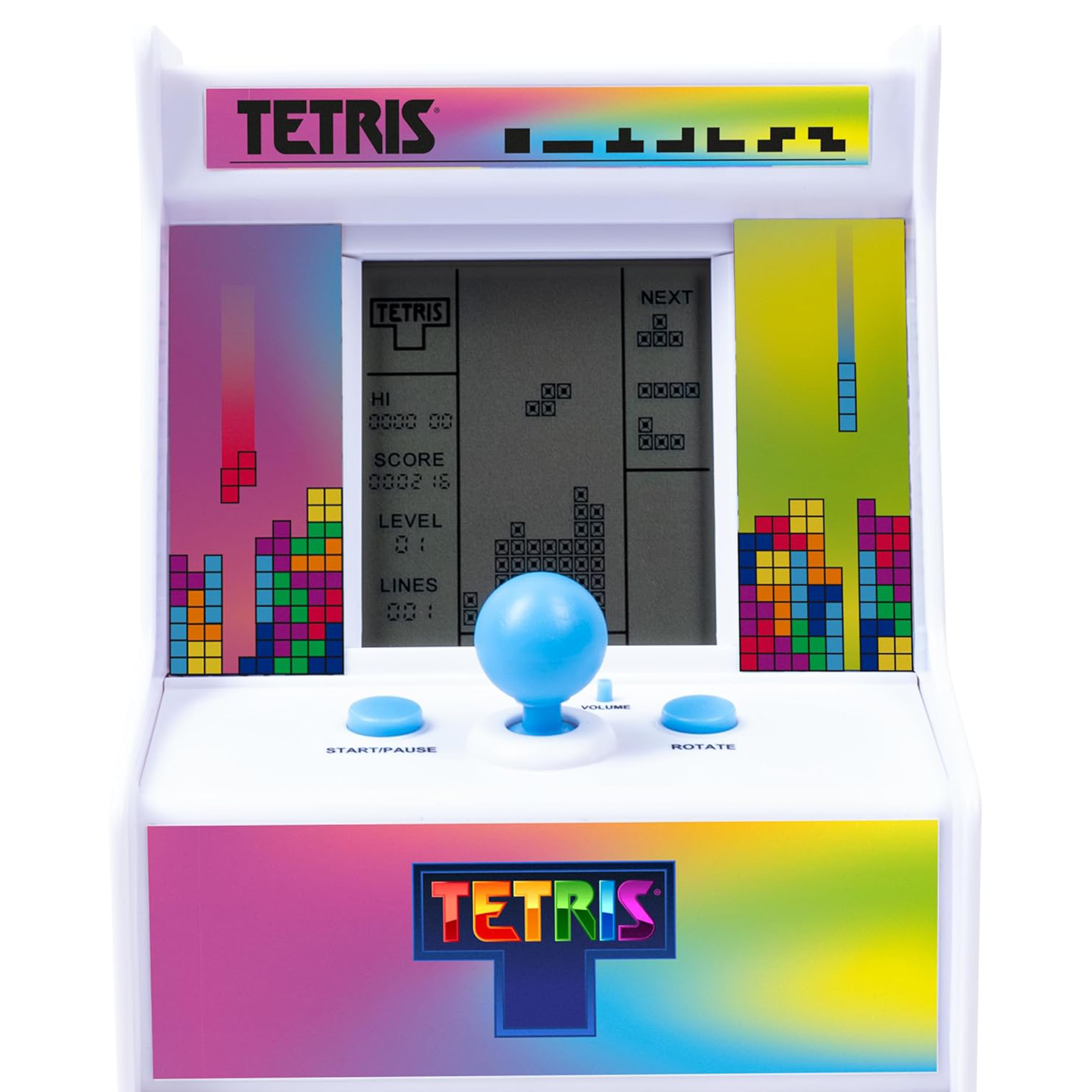 Packman Retro Inspired Tetris Desktop Arcade for Kids of All Ages