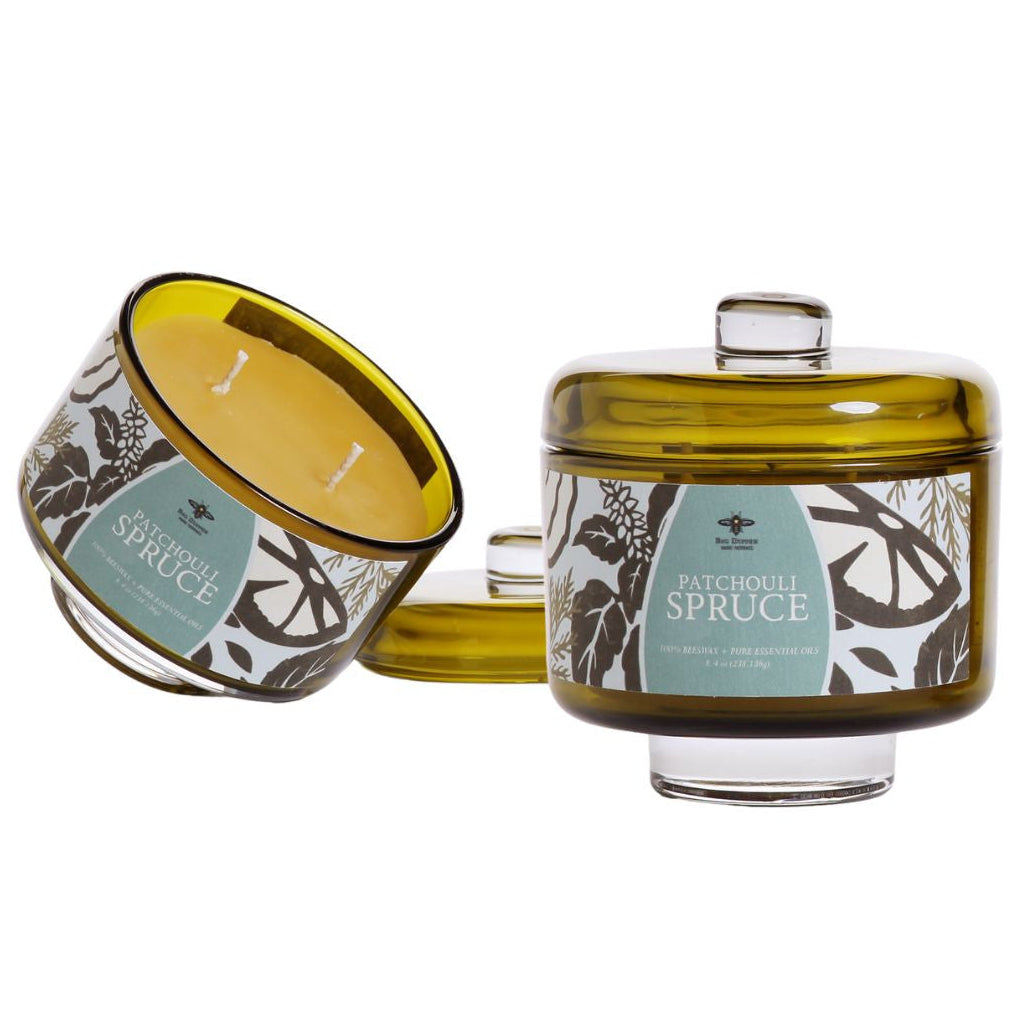 Terra Botanica Aromatherapy Candle – Patchouli Spruce – 8.5 oz
