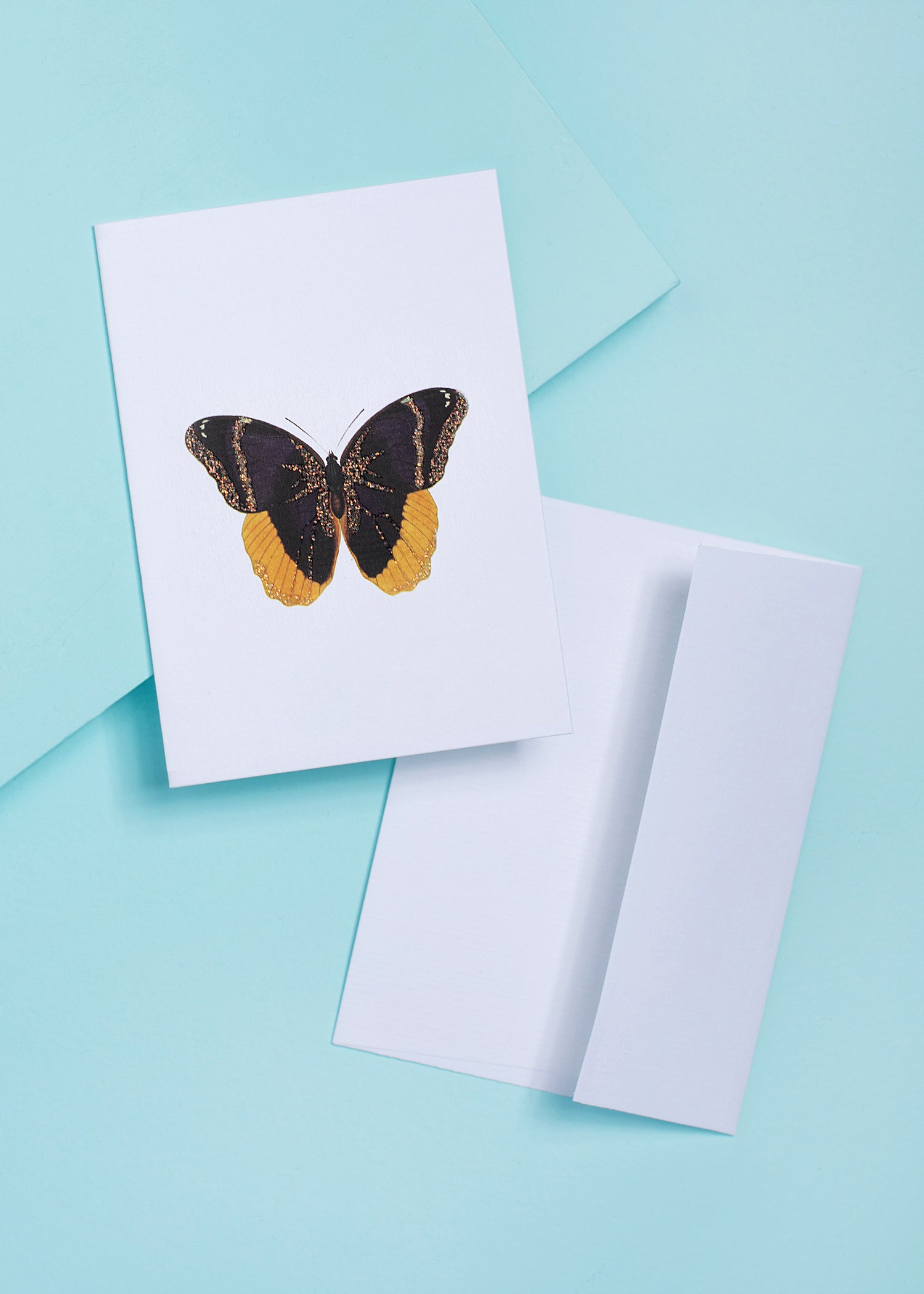 Butterfly Glitter Greeting Card – 3.5" x 5"
