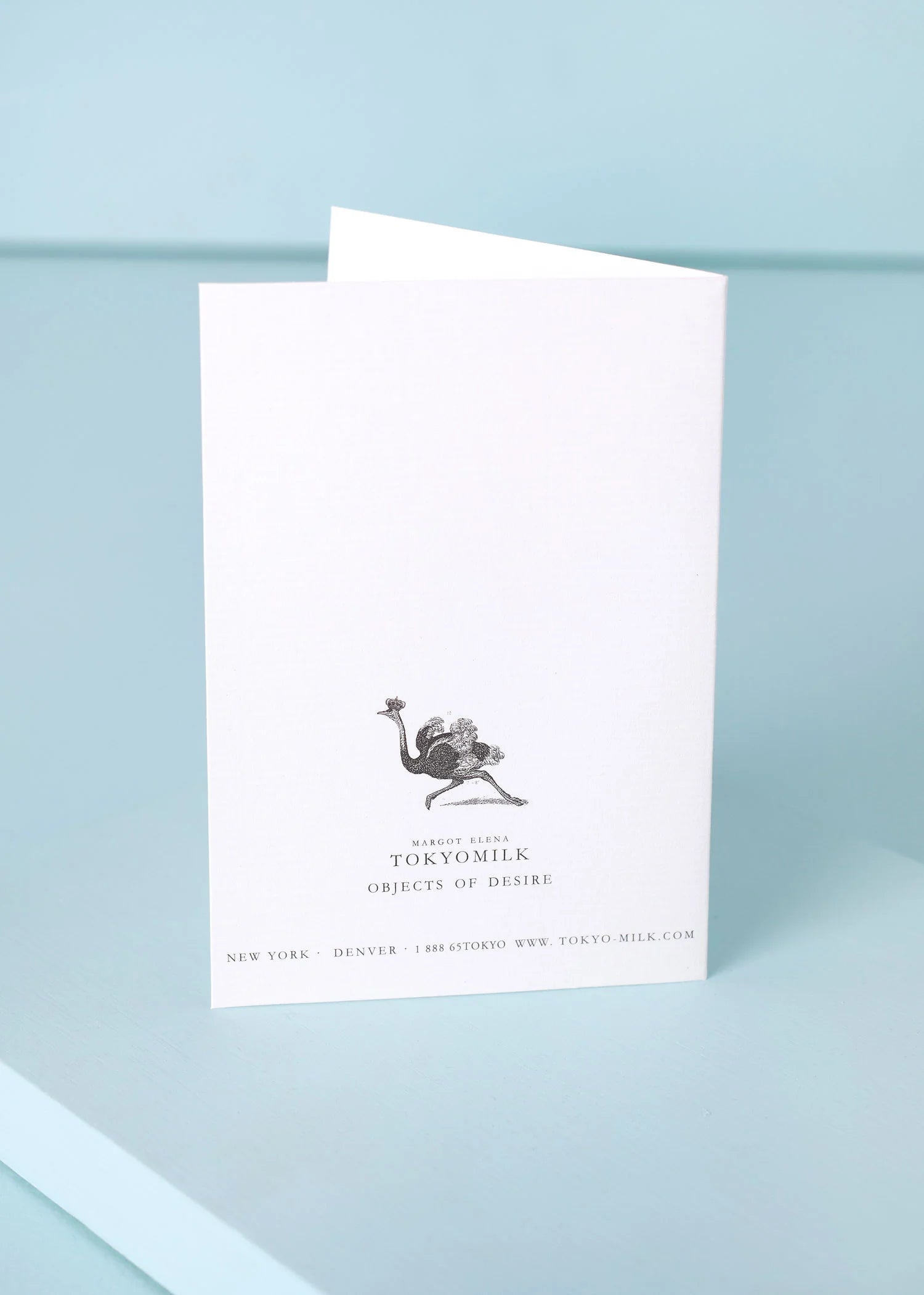 Tokyo Milk Glitter Greeting Card – Chao! – 3.5" x 5"