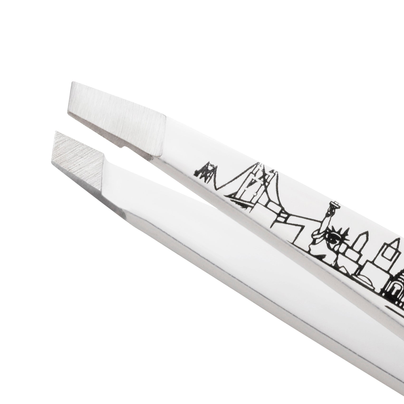 Tweezerman NYC Skyline Mini Slant Tweezer