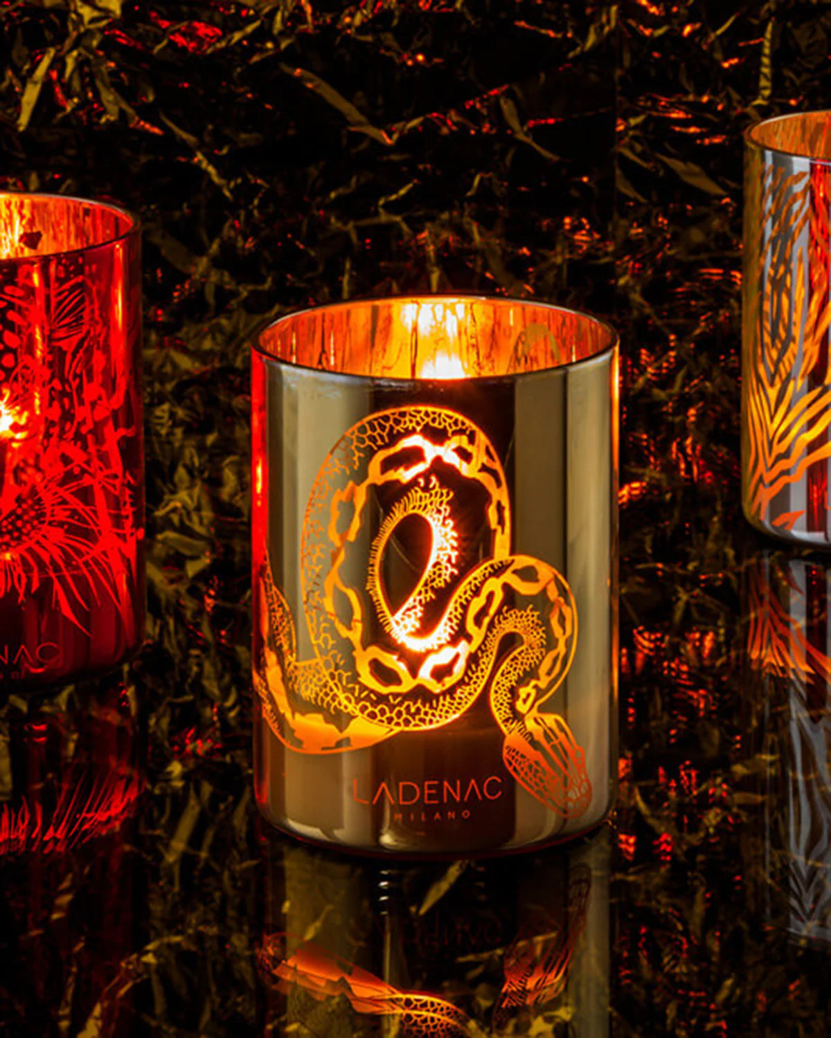 Ladenac Milano Scented Candle in Jar – Africa Snake – 12oz.
