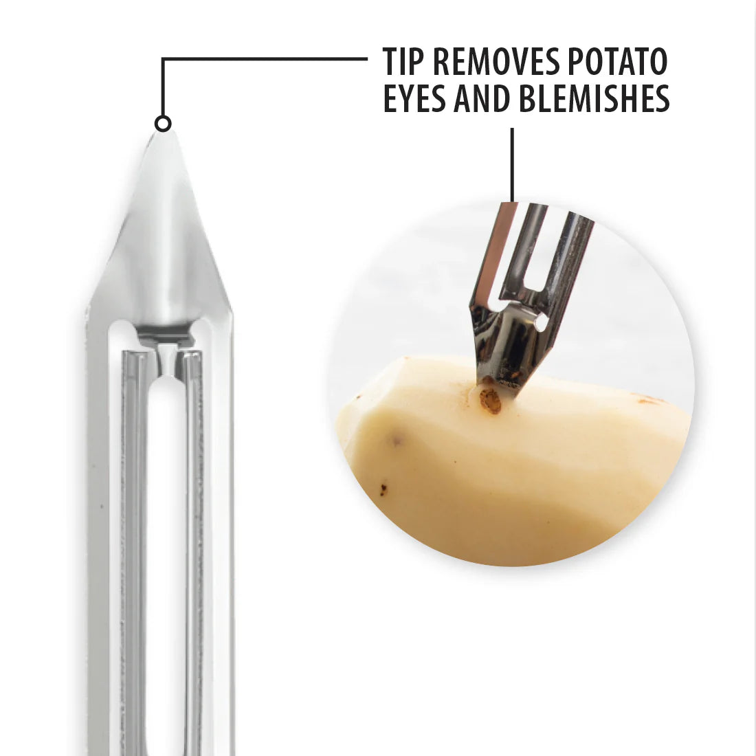 Swivel Stainless Steel Vegetable Peeler