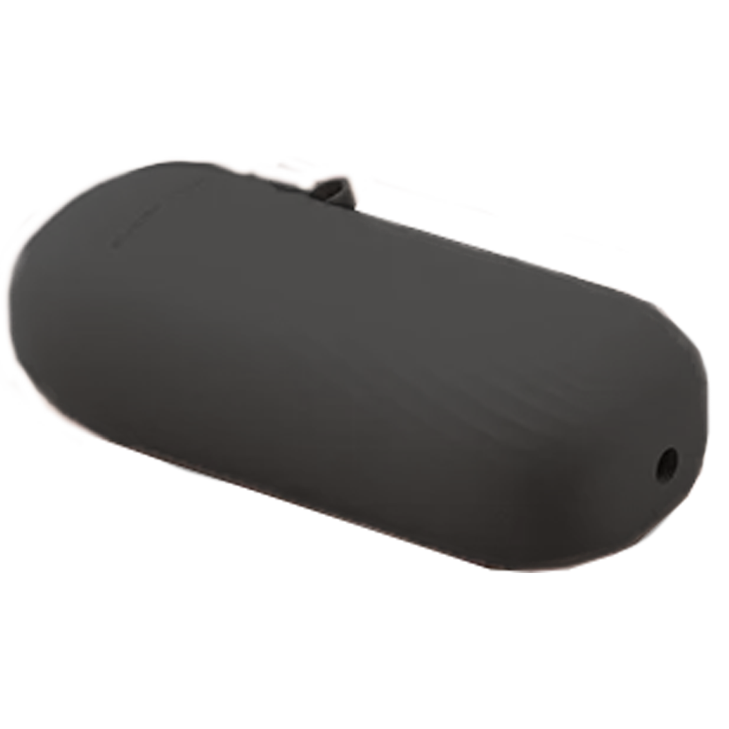 FashionIt Inflating Travel Neck Pillow with Case/Pump - Dark Grey