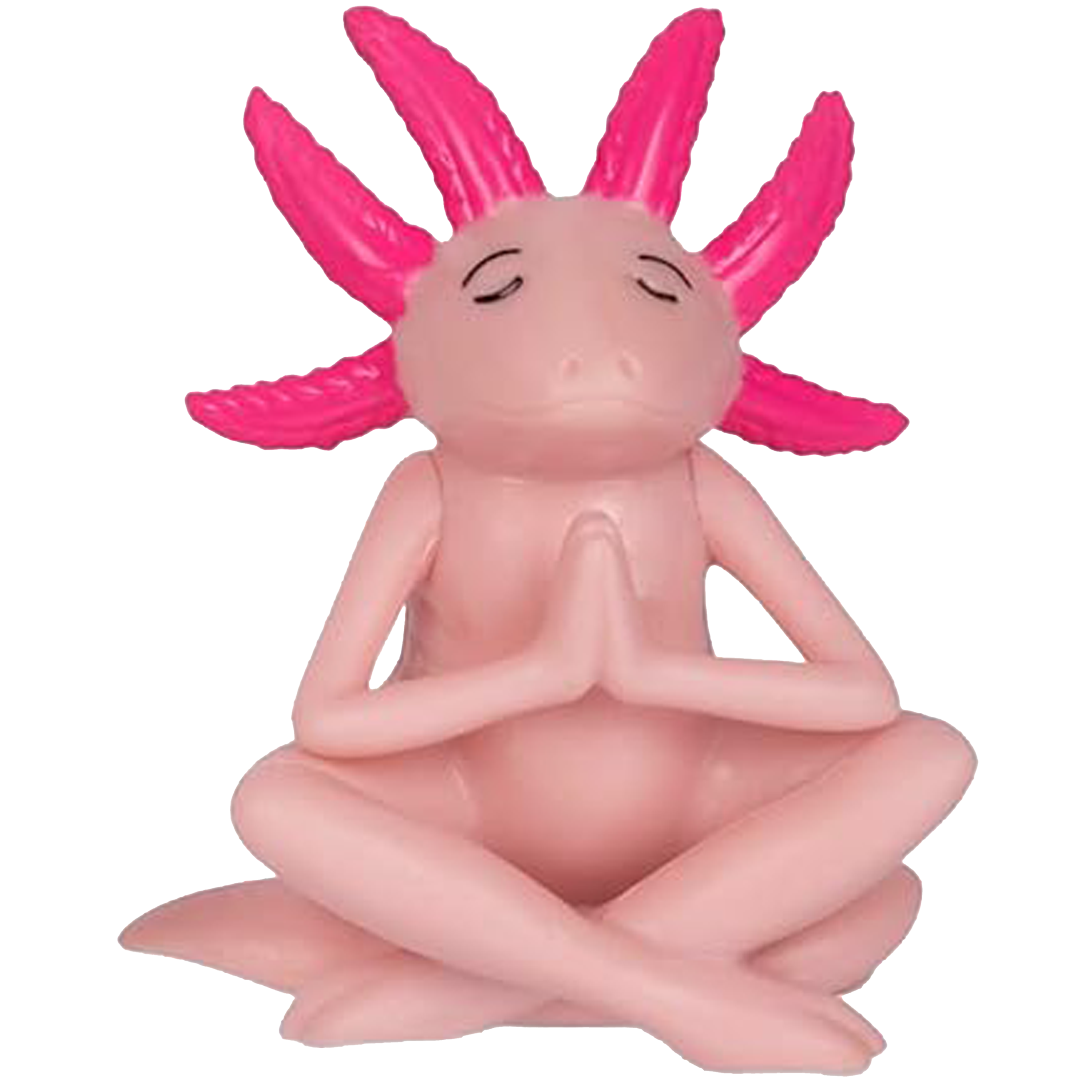 Archie McPhee Meditating Axolotls – Assorted Colors – EACH SOLD SEPARATELY