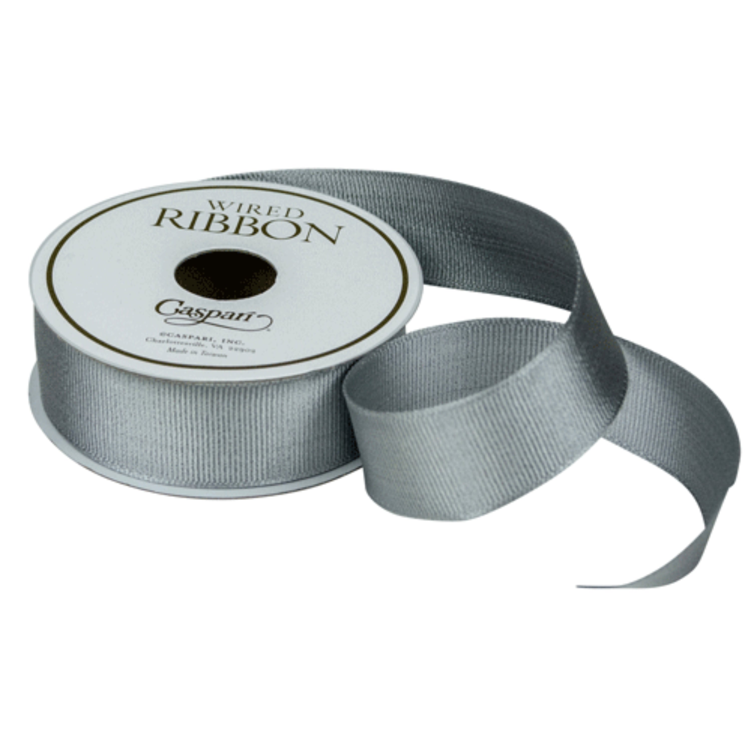 acca リボンゴム シルバー Grosgrain Silver Metallic Ribbon - 1