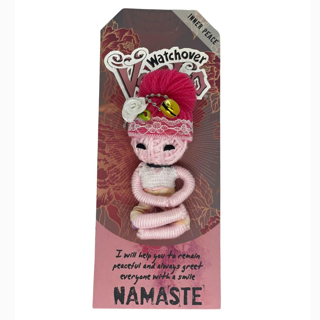 Watchover Voodoo Doll Handcrafted Keychain With Special Message – Namaste