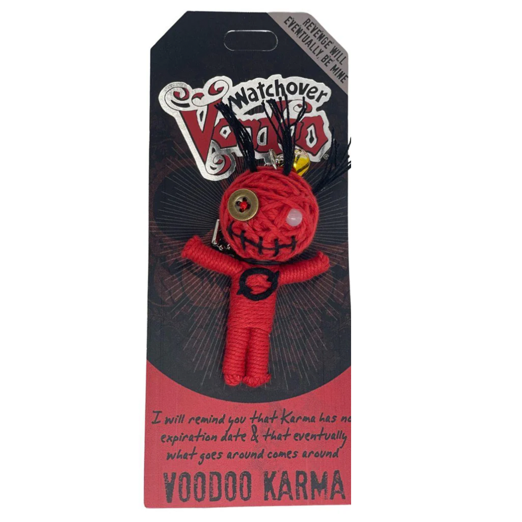 Watchover Voodoo Doll Handcrafted Keychain With Special Message – Voodoo Karma