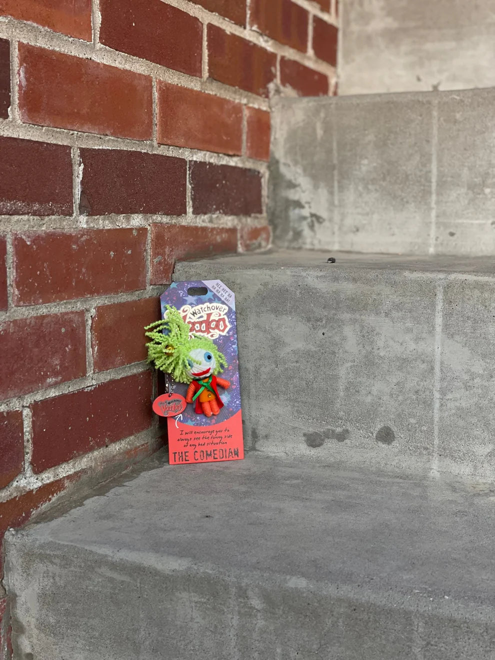 Watchover Voodoo Doll Handcrafted Keychain With Special Message – Comedian