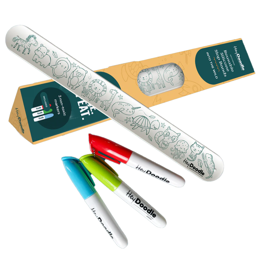Into The Wild Sketchband - Reusable Coloring & Doodle Slap Bracelet