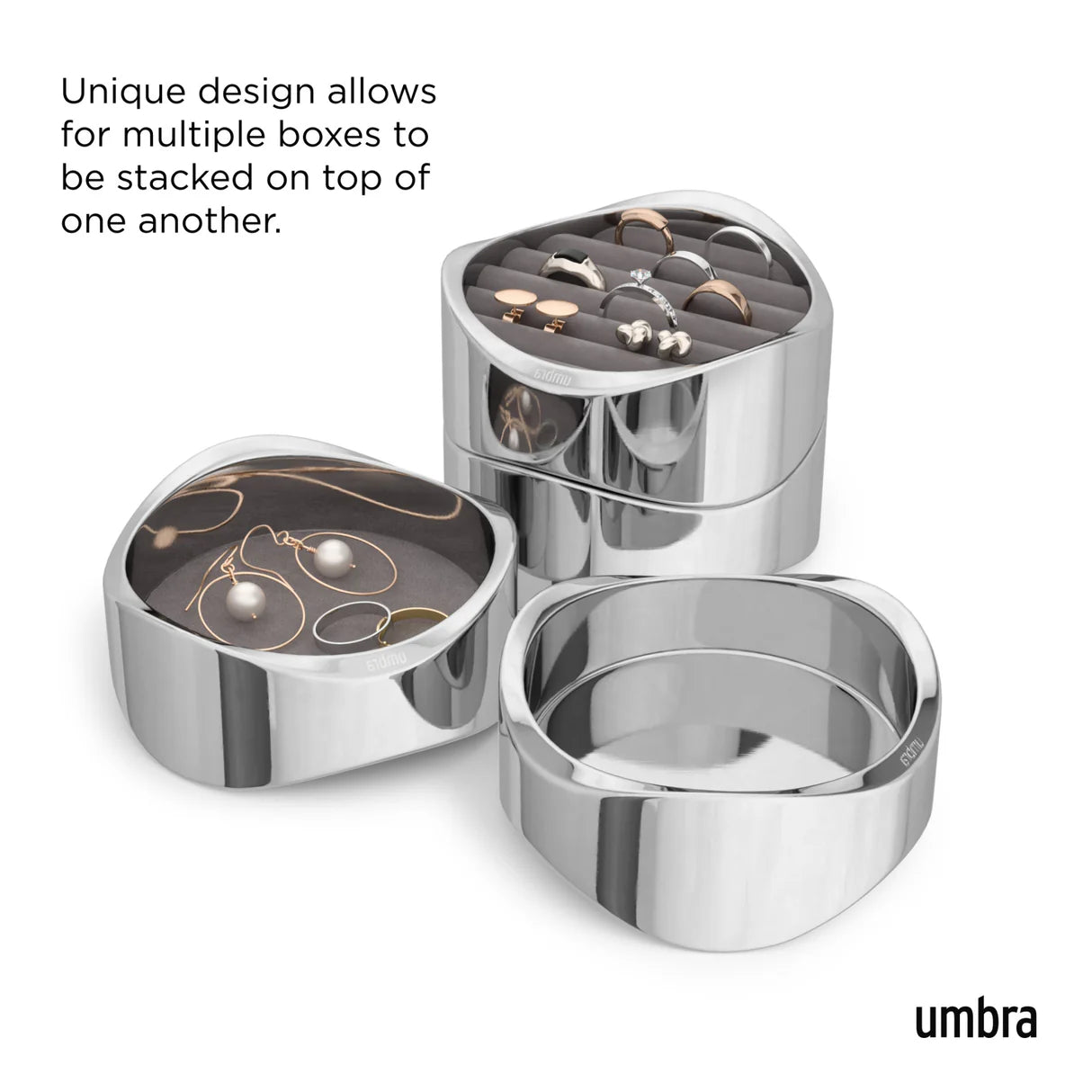Umbra Wavy Jewelry Organizer – Chrome