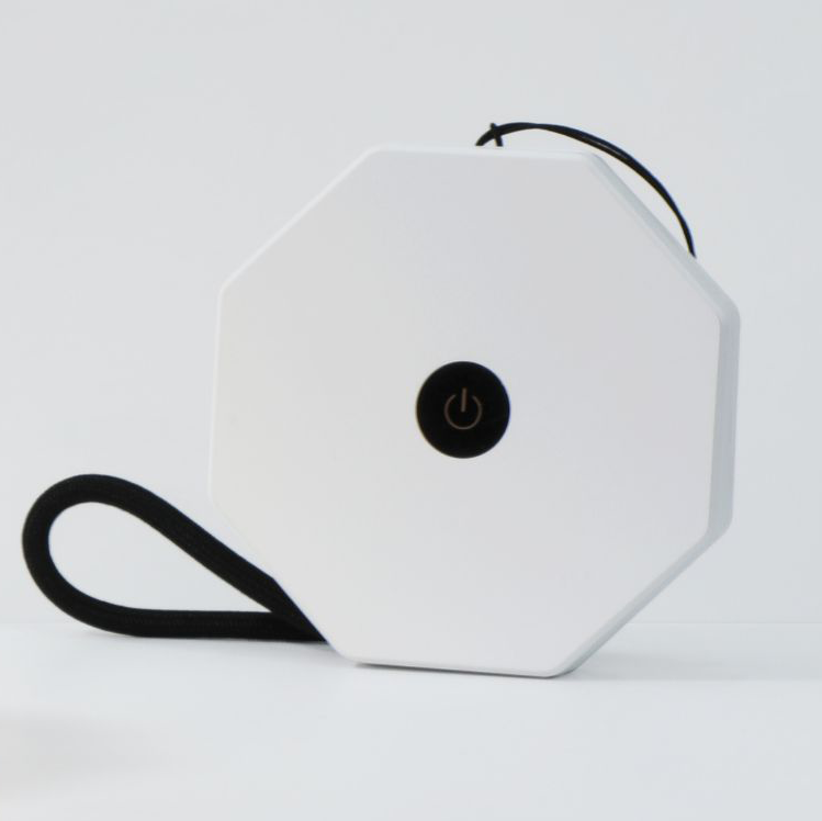 Lámpara Hexagonal Plegable Gingko Twist Mini – Blanco Lunar – 8.25 cm x 15.25 cm