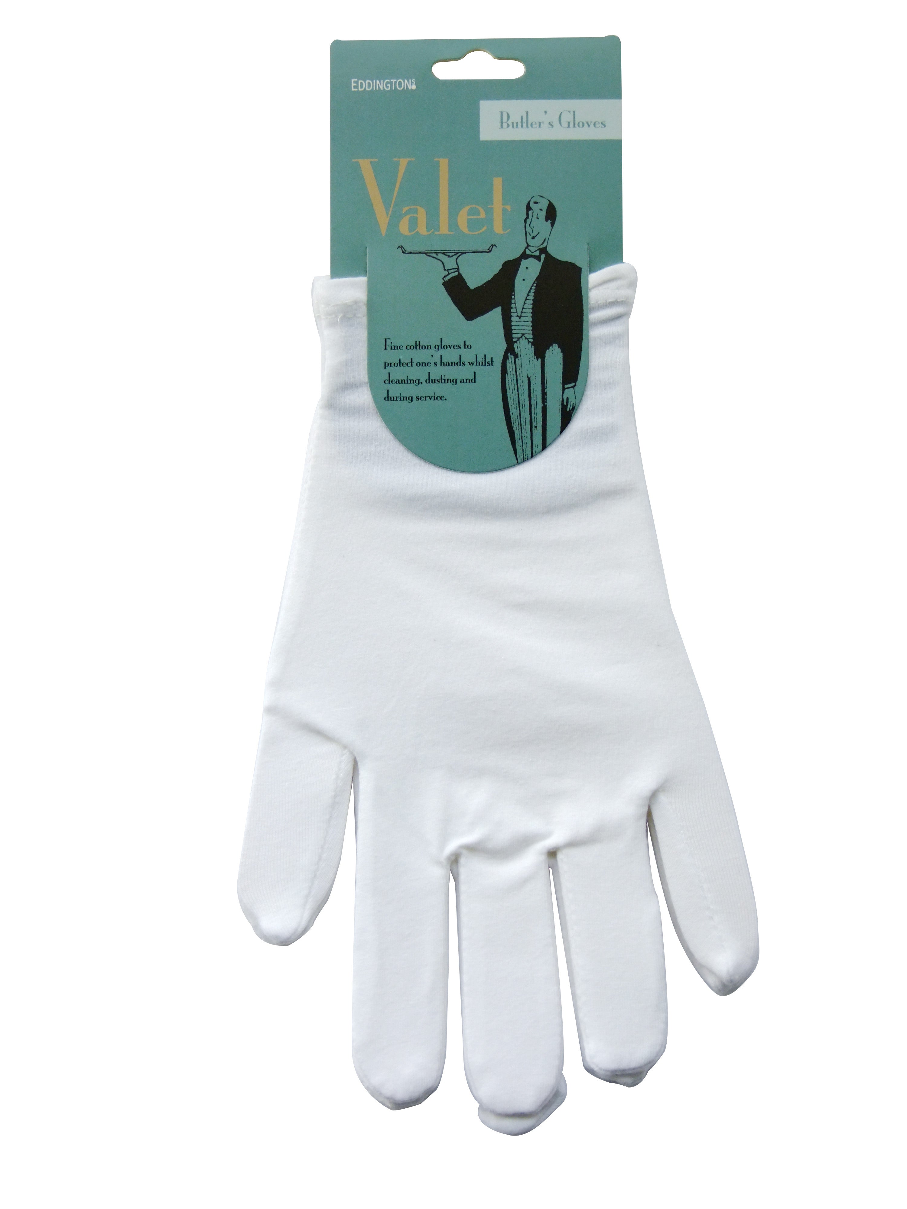 White Butler Gloves – Eddington's Cotton-Rich Valet Gloves