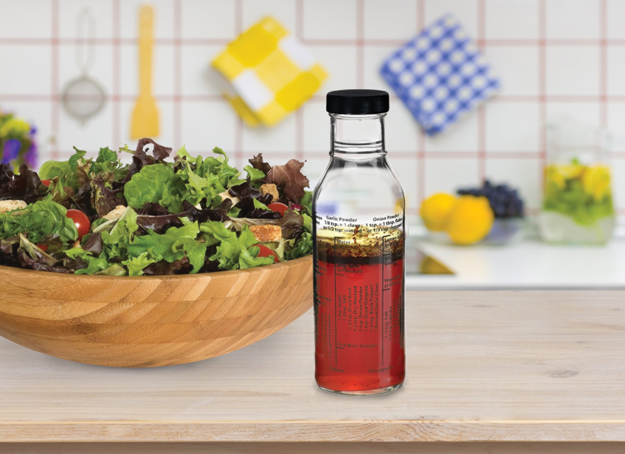 Kolder Salad Dressing Mixer Bottle – 13oz