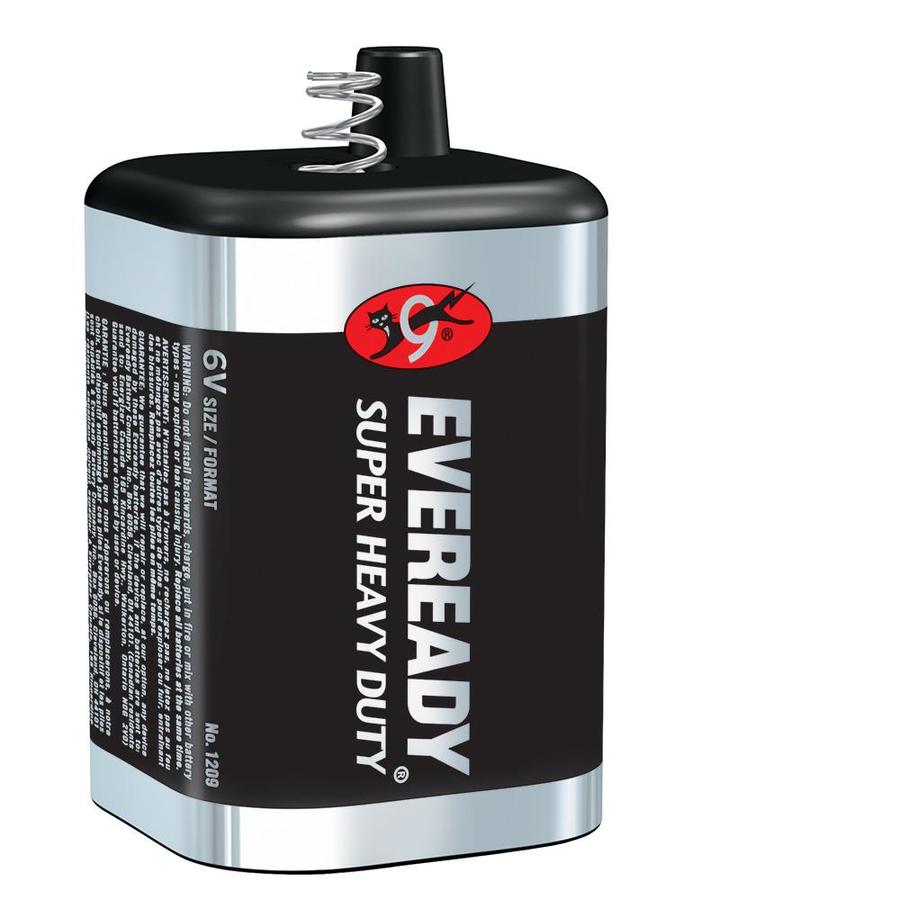 Eveready Heavy Duty 6 Volt Spring Top battery