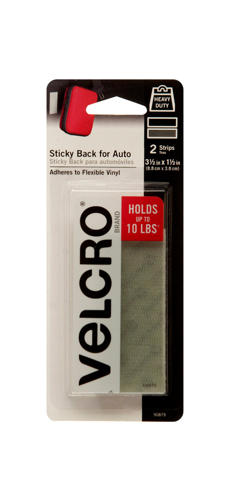 VELCRO® Heavy Duty Sticky Back Strips – White – 10lb – Pack of 2