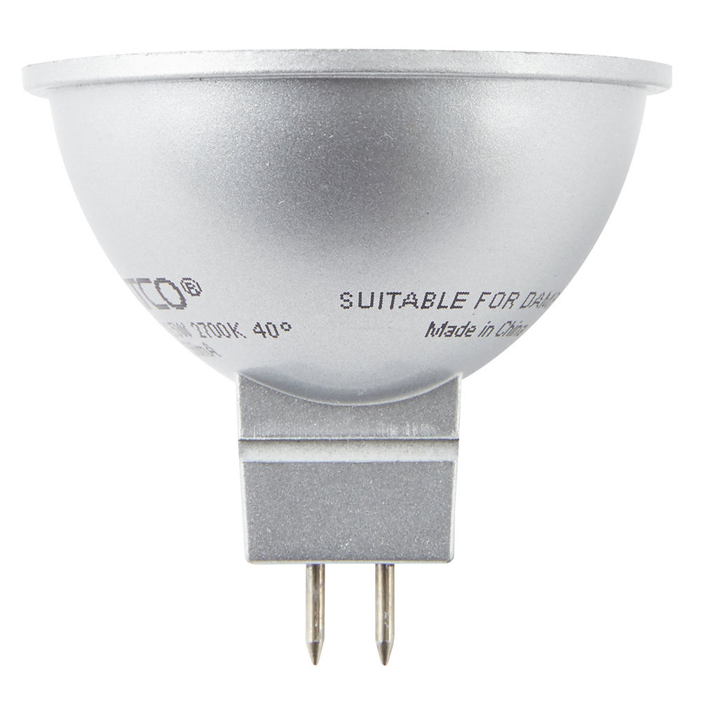 Satco LED MR16 Bulb – 6.5W – 50W Halogen Equivalent – GU5.3 Base – Warm White –2700K