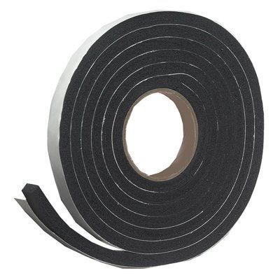 Frost King Rubber Foam Weatherseal Tape – 3/4"W x 7/16"T x 10Ft