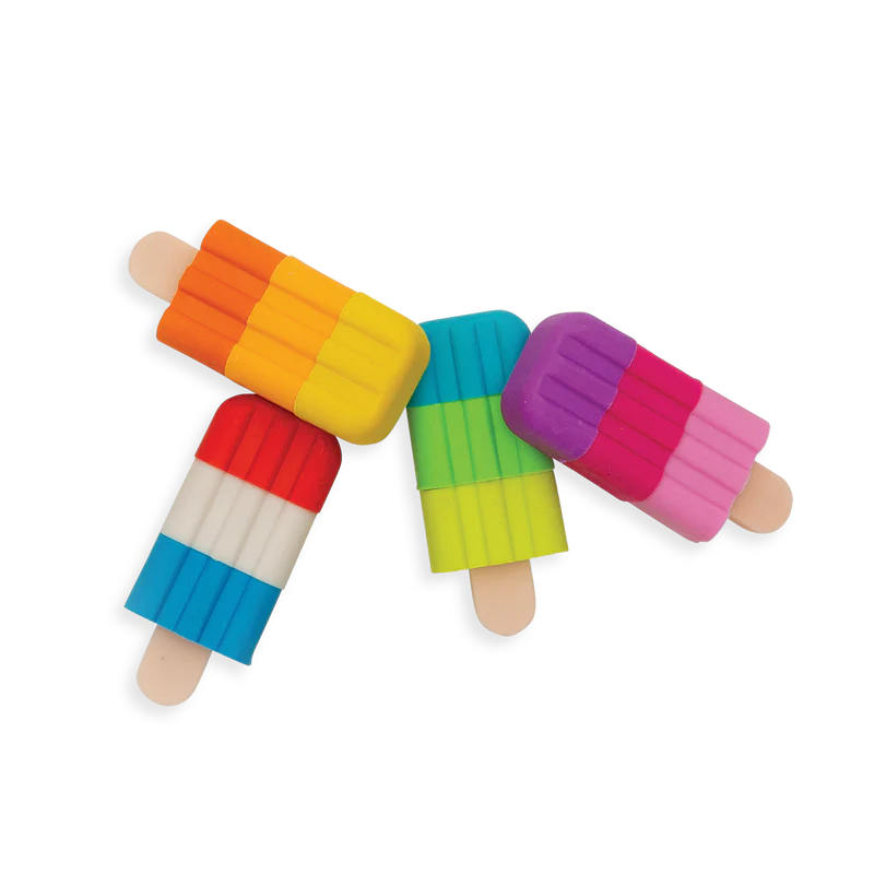 Icy Pops Puzzle Scented Erasers – Set of 4