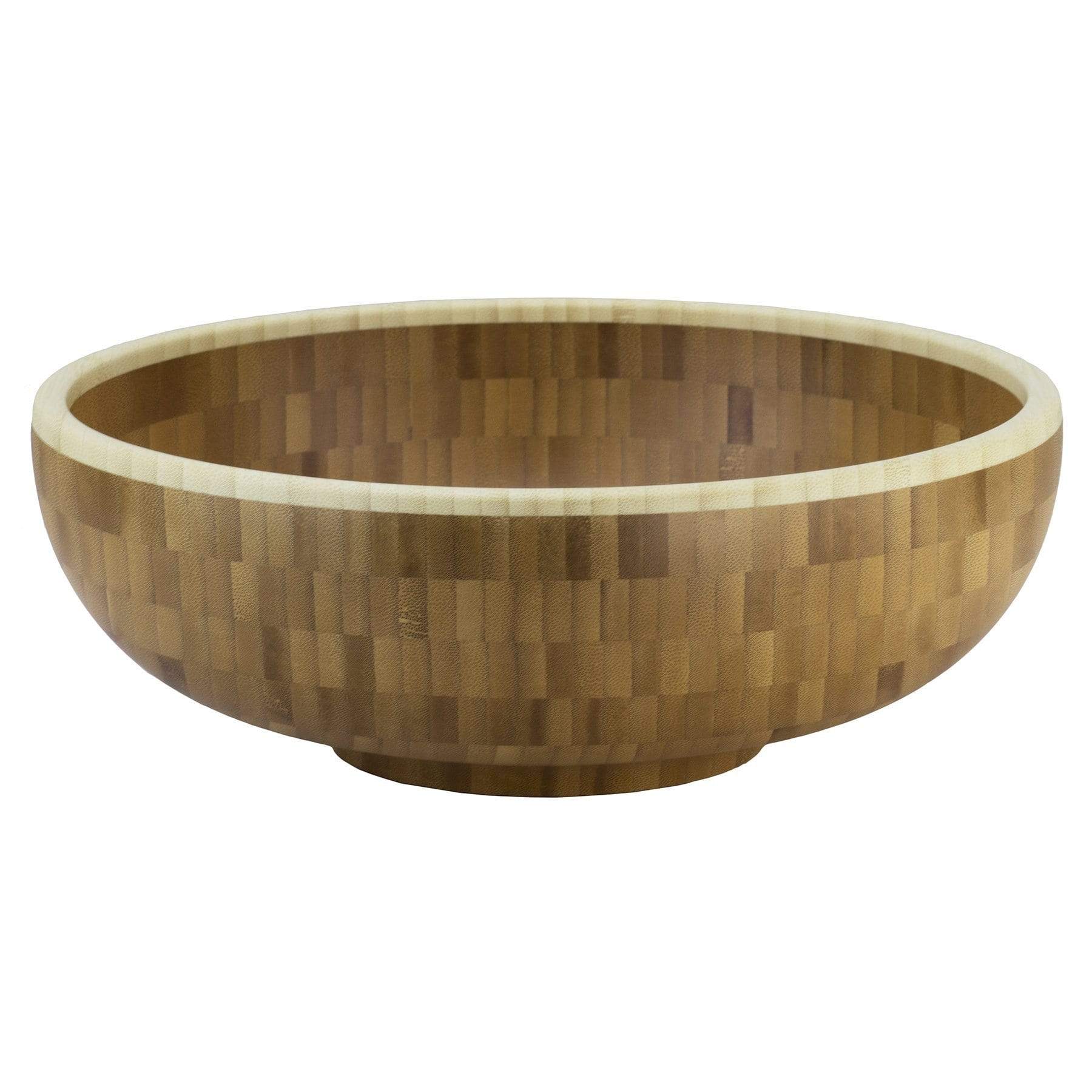 Totally Bamboo Classic Large Bamboo Serving Bowl – 12"Dia. x 4-1/2"