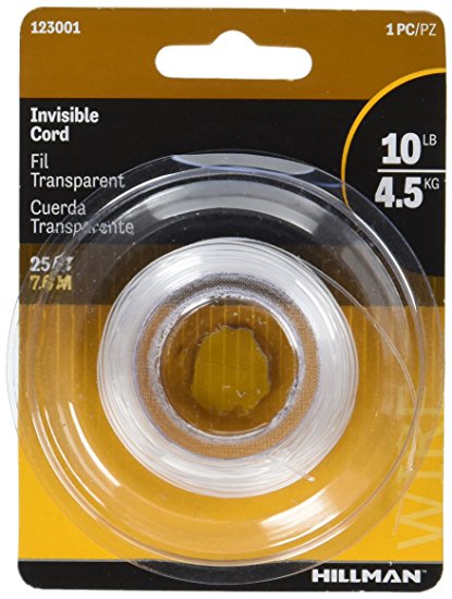 Hillman 10lb Invisible Cord Picture Wire - 25ft
