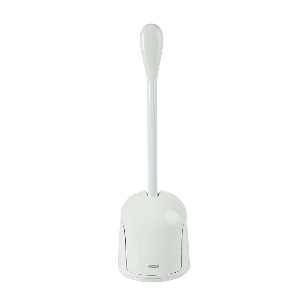 OXO Compact Toilet Brush & Canister – White