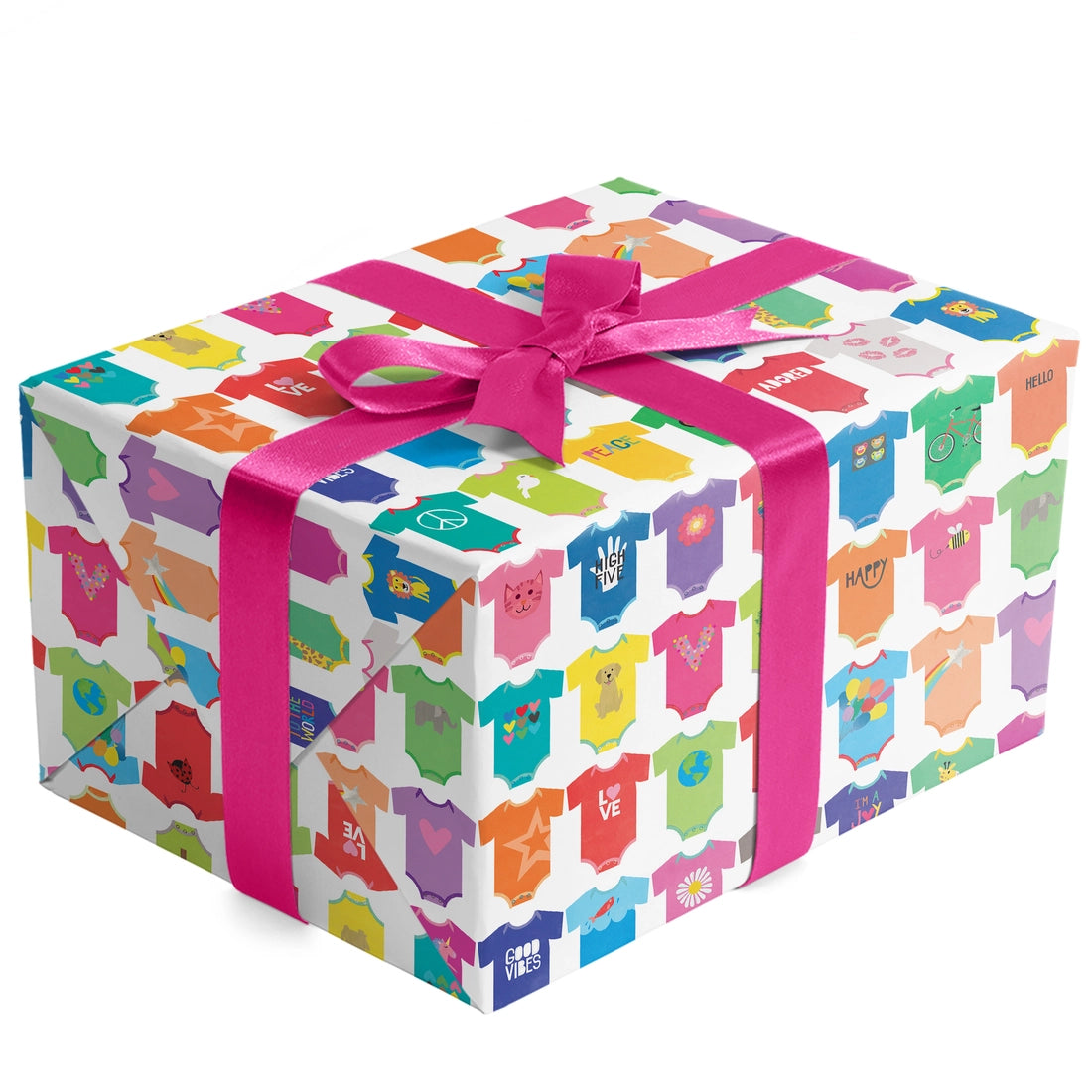 Baby Rompers Gift Wrapping Paper - 30" x 5' Roll –  Local Delivery Only