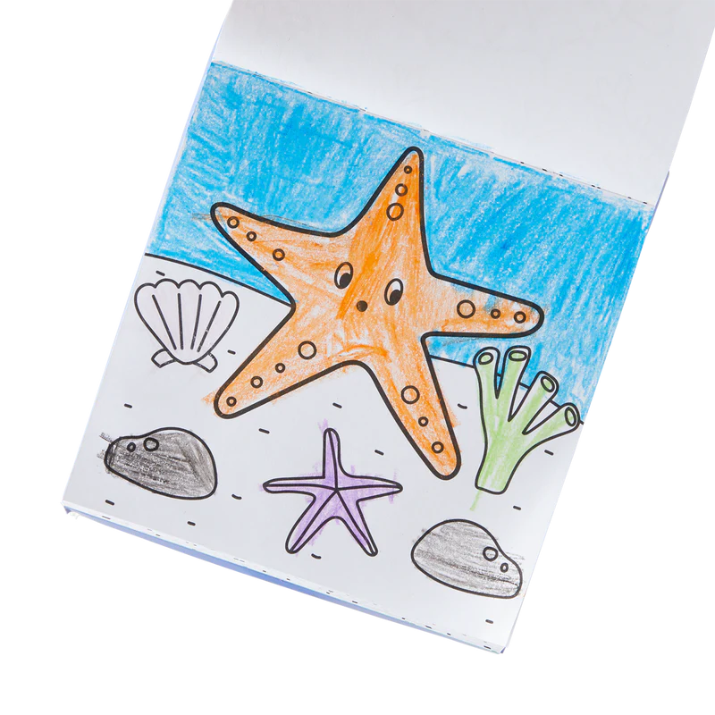 Carry Along Coloring Book Set – Sea Life