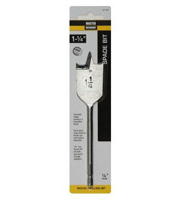 Wood Boring Spade Drill Bit – 1-1/4"