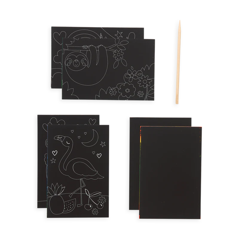 Scratch And Scribble Mini Scratch Art Kit – Funtastic Friends