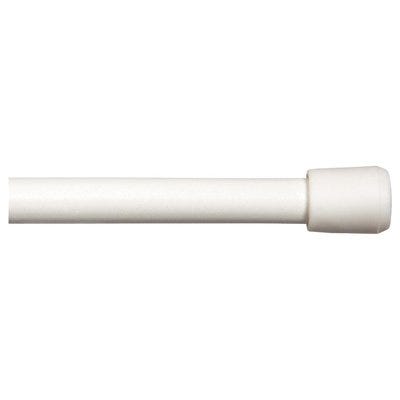 Spring Tension Rod – White – 18" to 28"